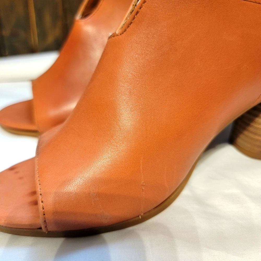Lucca Lane Peep toe boots Size 7